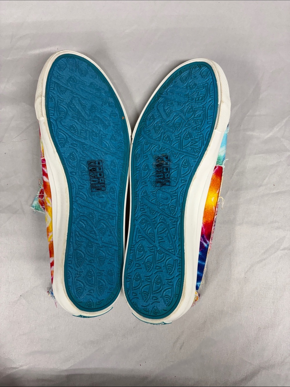 Blowfish Tie-Dye Slip-On Sneakers in Blue and Multicolor